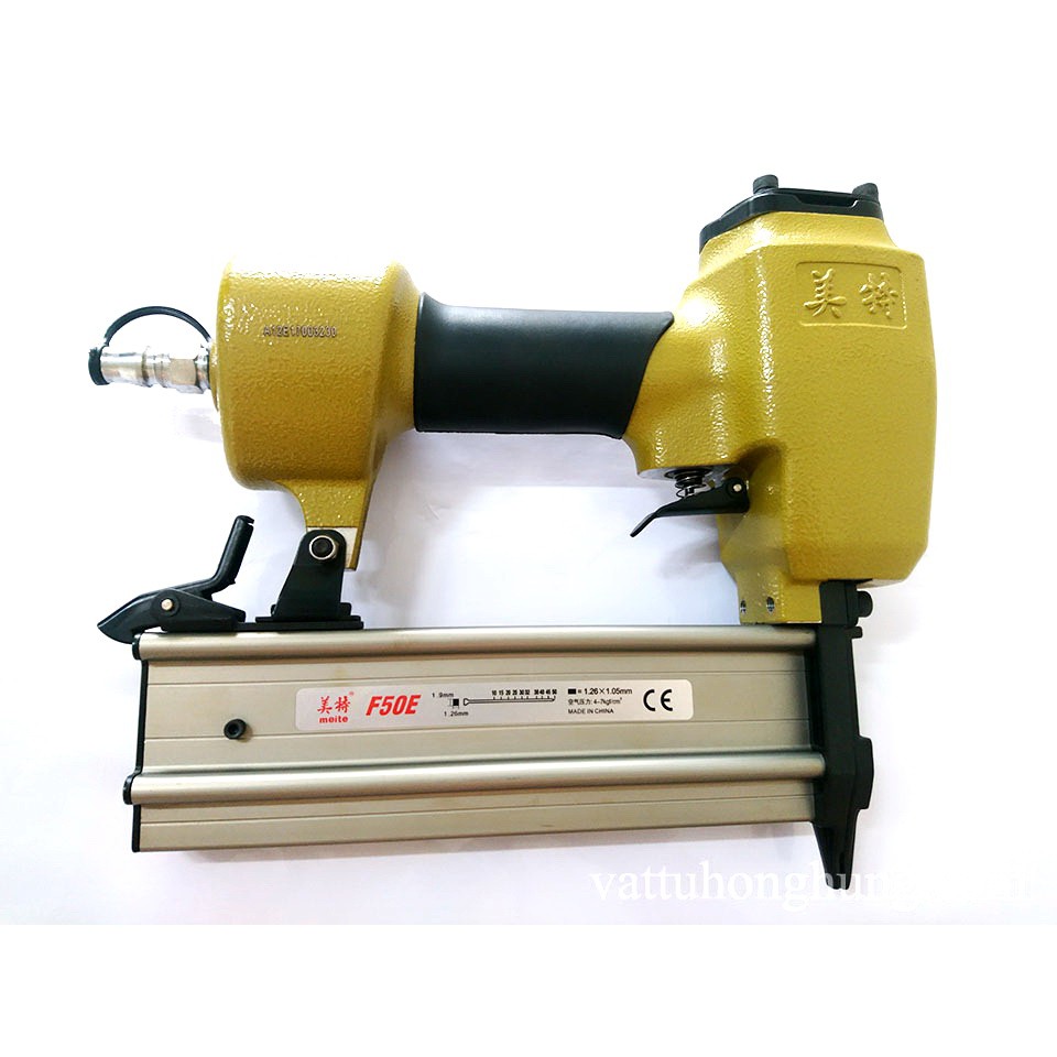 SÚNG BẮN ĐINH THẲNG MEITE F50 DÙNG HƠI BẮN ĐINH TỪ 10MM ĐẾN 50MM