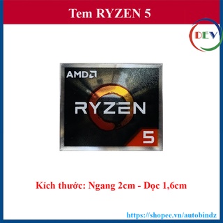 Tem AMD RYZEN 5 Thay Tem Máy Tính - Tem Laptop