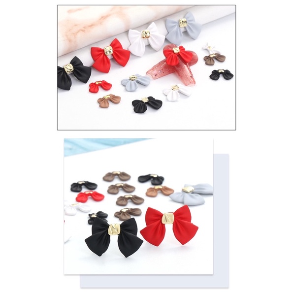 Charm nơ đính móng giả - C006