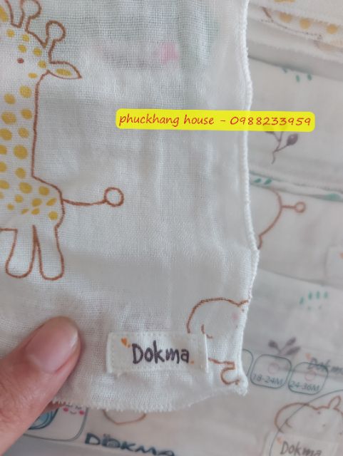 Set 5 khăn sữa cao cấp Dokma