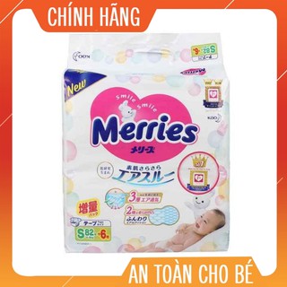 Bỉm Merries Dán/Quần Nội Địa Nhật Cộng Miếng (Date Mới) NB96/ S88/ M68/ L58/ M64/L50/Xl44/ Xxl28