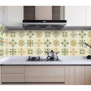 Giấy dán bếp cao cấp, decal dán bếp tráng nhôm chống thấm nước, chịu nhiệt cao