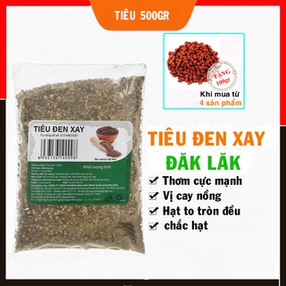 Tiêu Đen Xay Tây Nguyên 500gr Giá Sỉ-TĐX-Vị Cay Nồng -Tặng 100gr Hạt Điều Màu khi mua từ 4sp-Bigmon