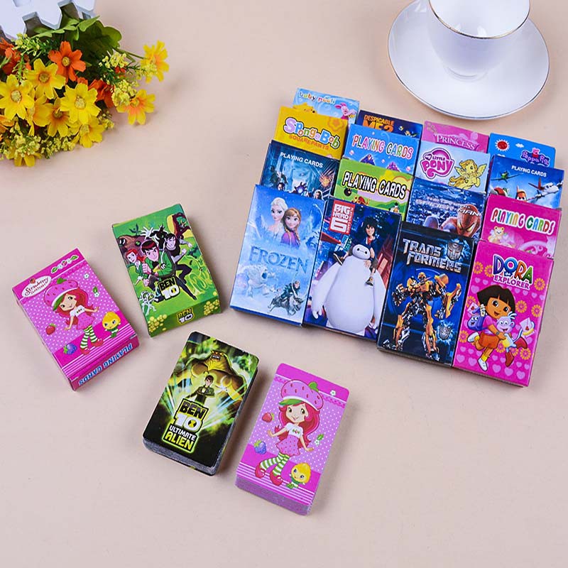 Bộ bài tây anime nhiều mẫu tổng hợp, tú lơ khơ manga One Piece, Kimetsu no Yaiba, Dragon Ball, Naruto