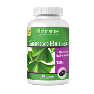 Viên Uống Bổ Não Trunature Ginkgo Biloba 340V – Mỹ