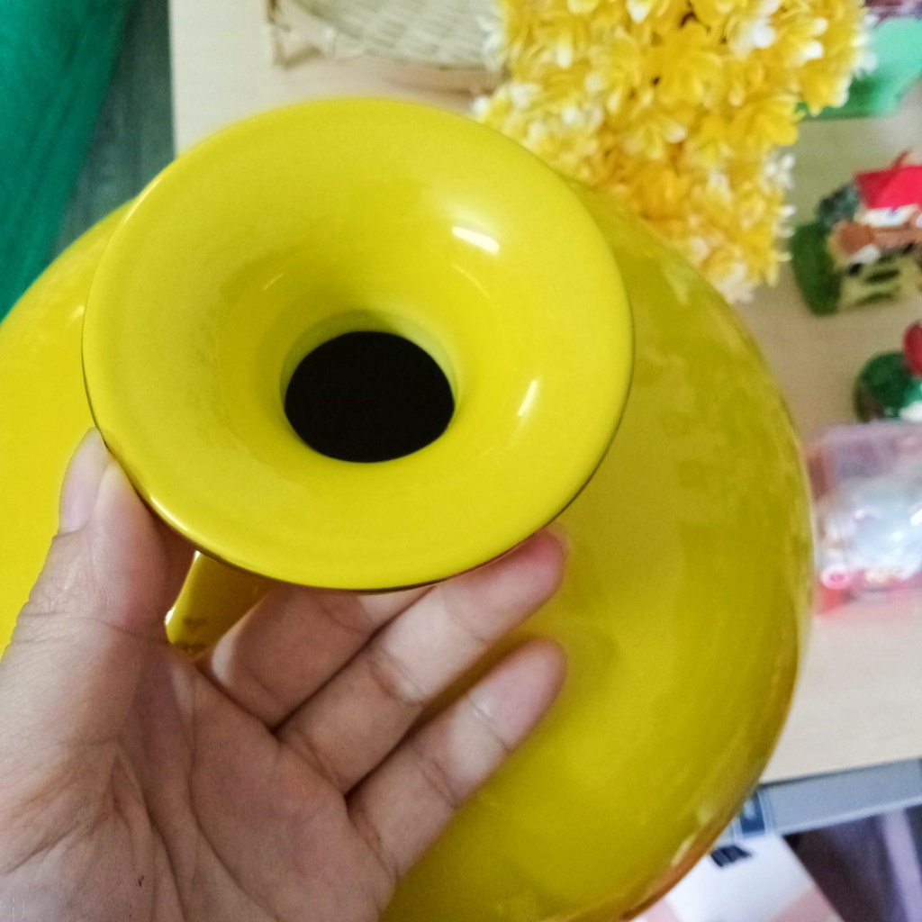 Bộ Quà tặng bình hút lộc, bình hút tài lộc thuận buồm xuôi gió cao cấp vẽ tay thủ công full size (Đầy đủ Bình+Hộp + đế)