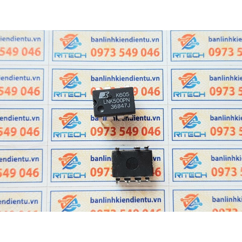 [Combo 5 con] LNK500P, LNK500PN IC nguồn DIP-7