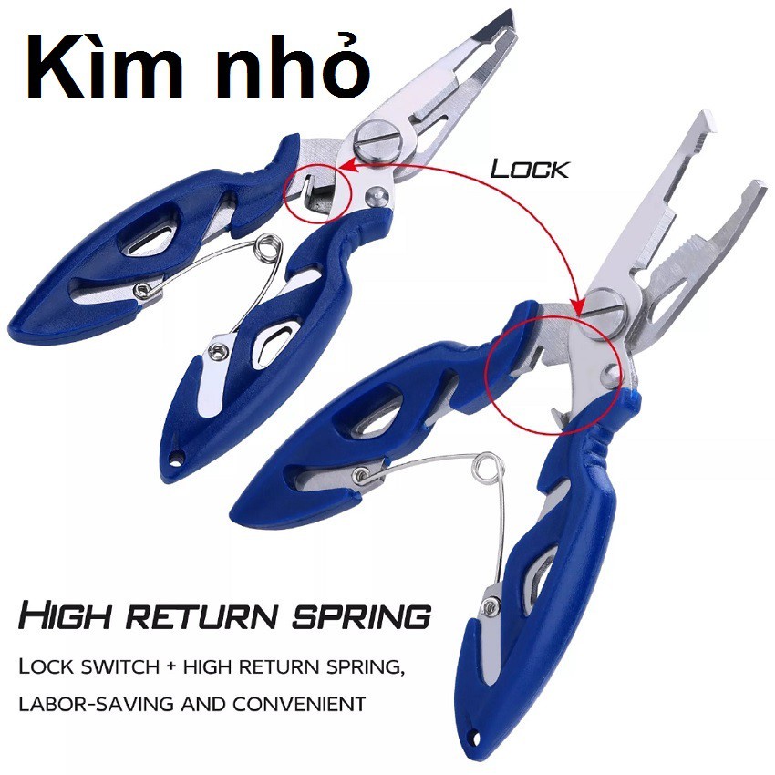 Kìm Kẹp Cá Kìm Gỡ Lưỡi Câu Đa Năng [ Hàng Đẹp Giá Rẻ ] Inox Siêu Bền -Sanami Fishing