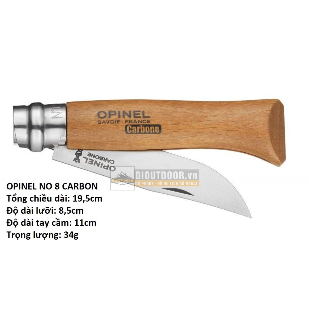 Dụng cụ Sinh Tồn Opinel No 6 đến No 12 dòng Carbon | BigBuy360 - bigbuy360.vn