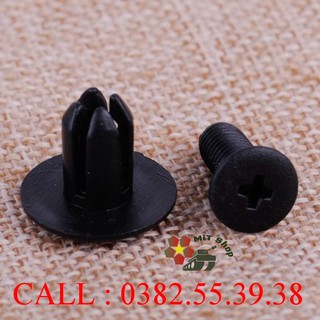 BỘ 10-20 VÍT NỞ NHỰA GẮN CẢN VÀ CHẮN BÙN CÁC DÒNG XE Ô TÔ