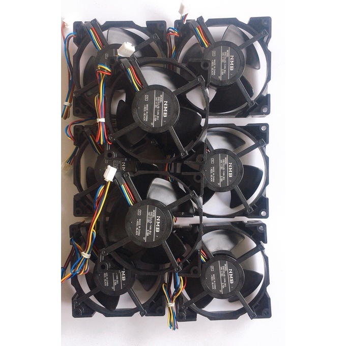 QUẠT TỦ LẠNH TOSHIBA DC : 14V, 0.16A, 4 DÂY 9x9 CM PHƯỚC MÃI