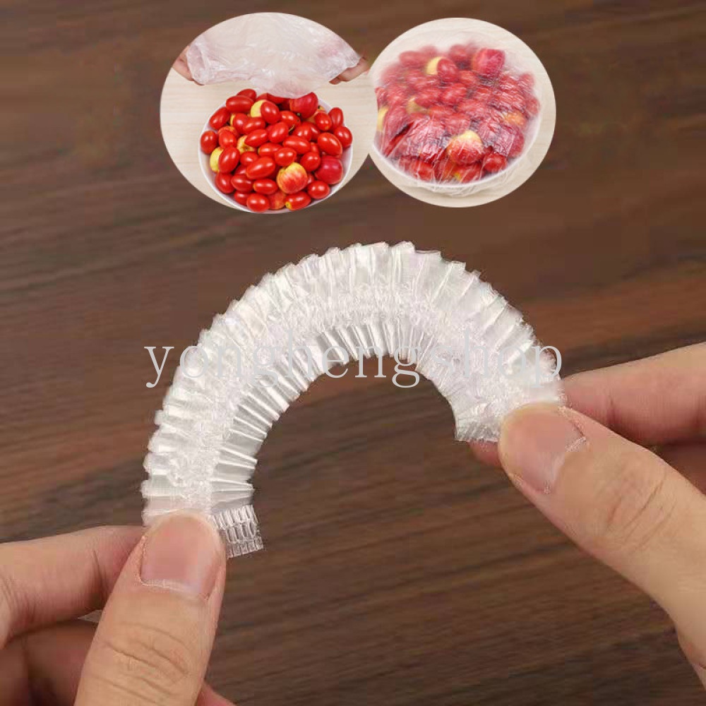Set 100 Tấm Nhựa Co Giãn Bọc Bảo Quản Thực Phẩm Dùng Một Lần Tiện Dụng