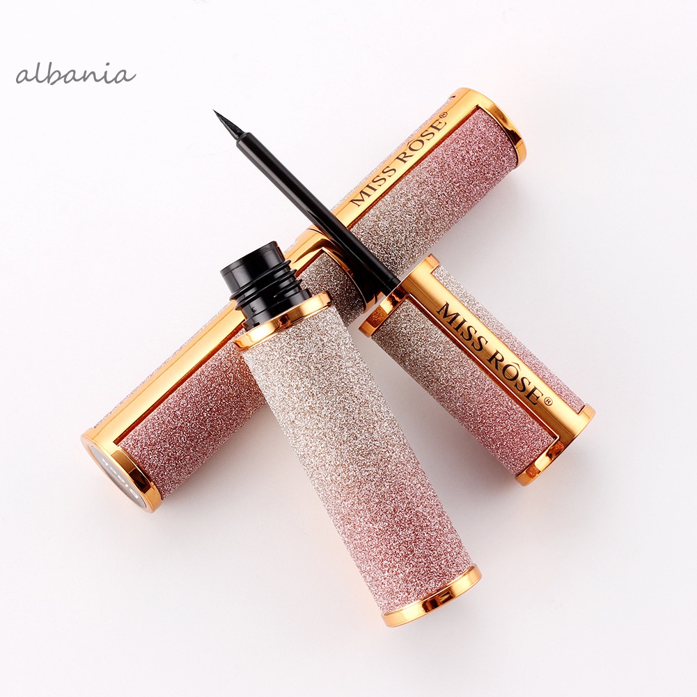 Bút kẻ mắt dạng lỏng MISS ROSE 7ml chống nước nhanh khô không nhòe tiện dụng | BigBuy360 - bigbuy360.vn