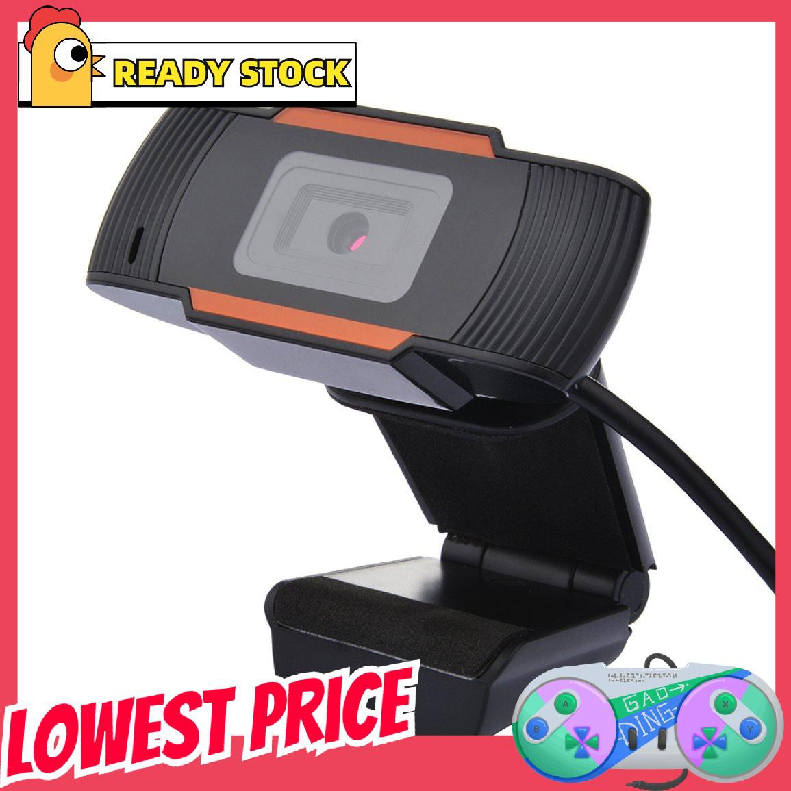 (Hàng Mới Về) 1 Chiếc Webcam Xoay 30 Độ 2.0 Hd 720p Usb Có Micro Cho Máy Tính | BigBuy360 - bigbuy360.vn