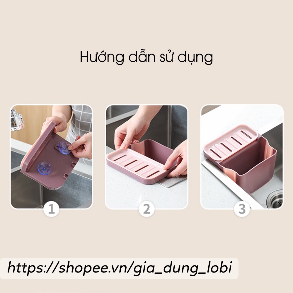 Rổ gắn bồn rửa chén đựng đồ ăn dư thừa lắp lavabo bồn rửa bát giỏ treo chặn lọc thức ăn rác thải gấp gọn