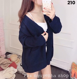 Áo len cardigan