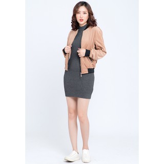 Áo Bomber Nữ Hai Lớp Lamer L65O17T055