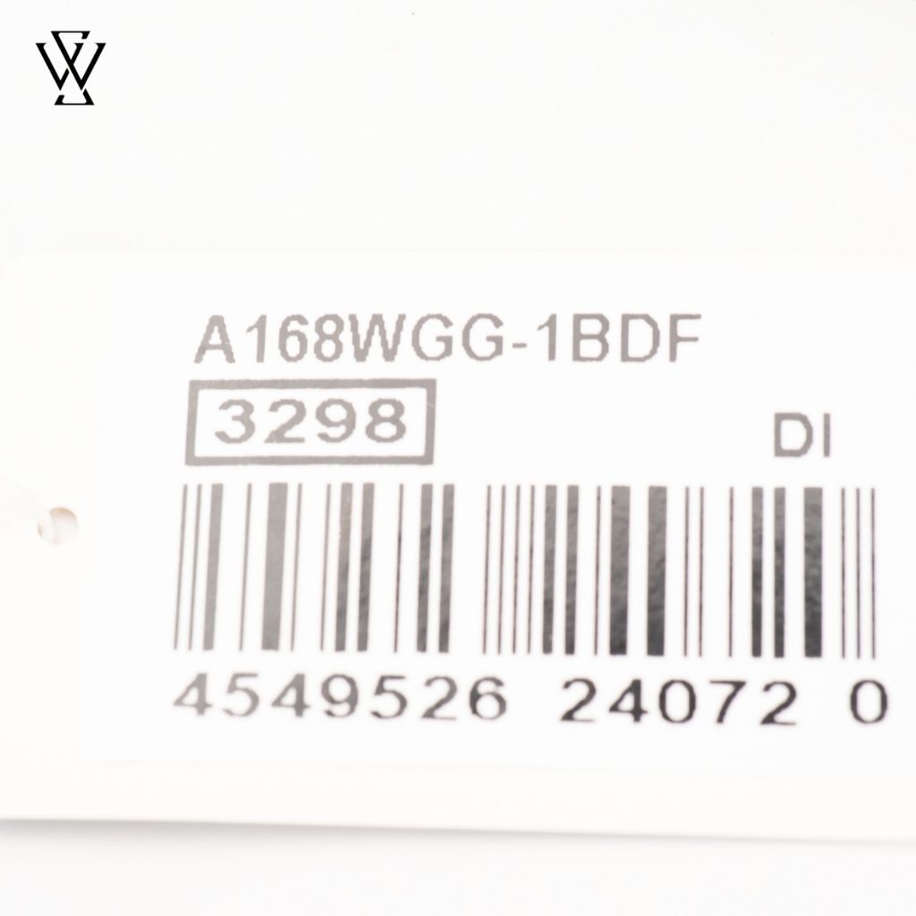 Đồng Hồ Điện Tử Nam Casio WATCHSTORE A168WGG-1BDF Thiết Kế Mặt Kính Nhựa 36.5mm, Vỏ Nhựa, Dây Kim Loại Bền Bỉ