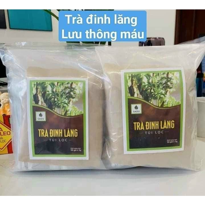 Trà Đinh lăng Sadu bịch 250g – tăng cường tuần hoàn máu não-ngủ sâu ngon giấc-ổn định huyết áp
