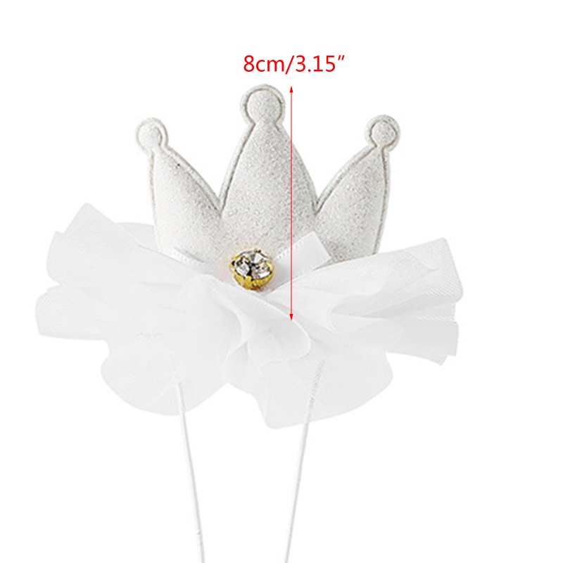 Nón Sinh Nhật Hình Vương Miện Đính Đá Dễ Thương Cho Thú Cưng