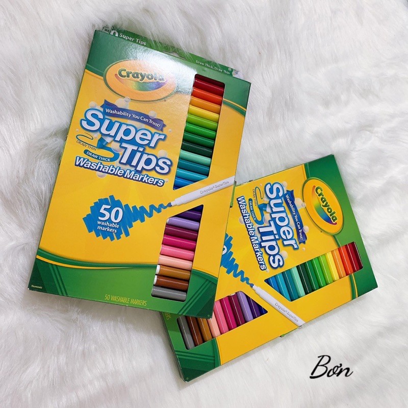 /Bill US / 🐙 Bút lông màu Crayola Super Tips (Chọn phân loại 20 hoặc 50 màu)  🐙