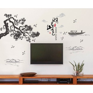 Decal dán tường phong cảnh hữu tình