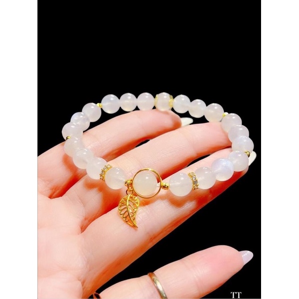 Charm chặn đá , ốp hạt mix vòng tay vàng 10kara