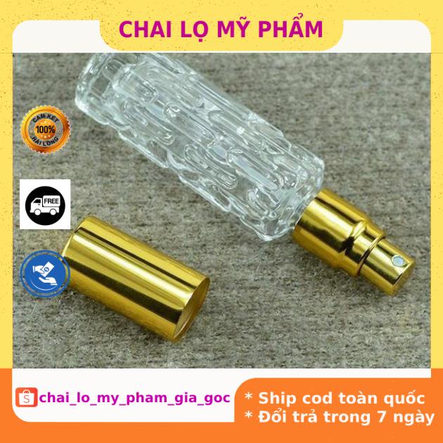 Lọ Chiết Nước Hoa ❤ GIÁ TỐT NHẤT ❤ Chai lọ chiết nước hoa khổ qua 10ml, 15ml đựng dầu thơm , phụ kiện du lịch