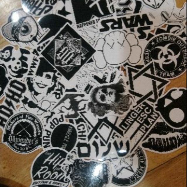 Sticker rock band  - chất tráng dày dặn dùng được ngoài trời - Bụi Rock 888
