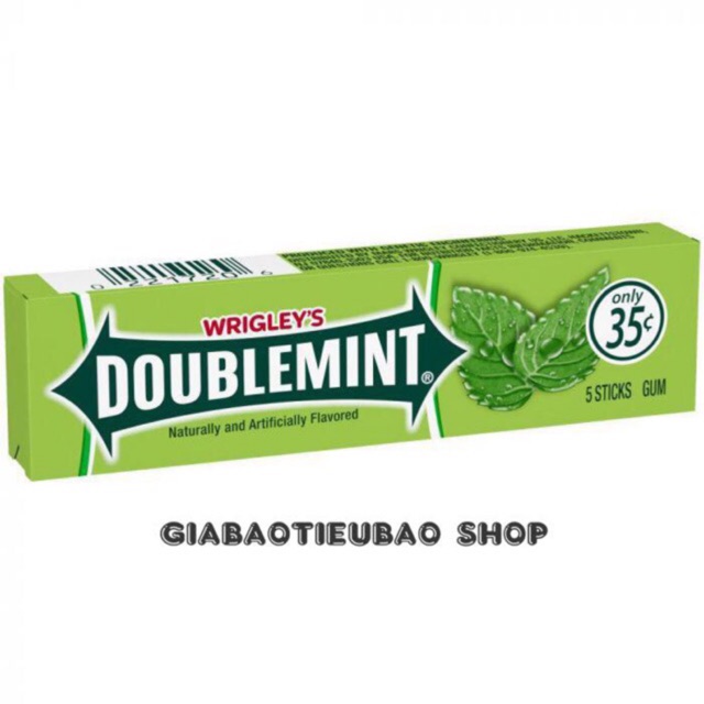 Combo 20 Phong Kẹo Singum Doublemint Mỹ