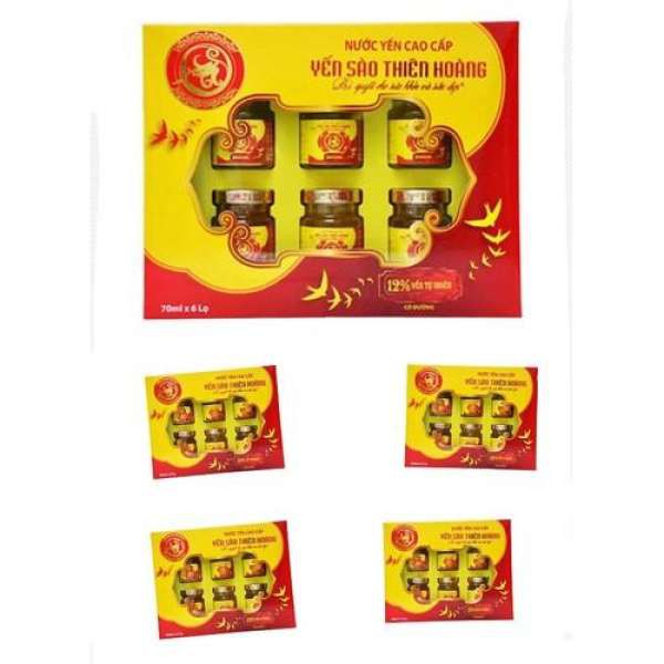 Combo 5 Hộp Yên Sào Thiên Hoàng 12% Kèm Túi Giấy | BigBuy360 - bigbuy360.vn