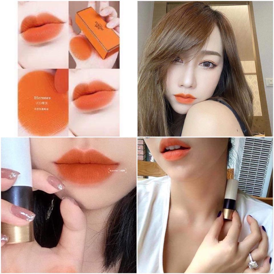 Son Hermes Matte - 33 Orange Boîte | Shopee Việt Nam