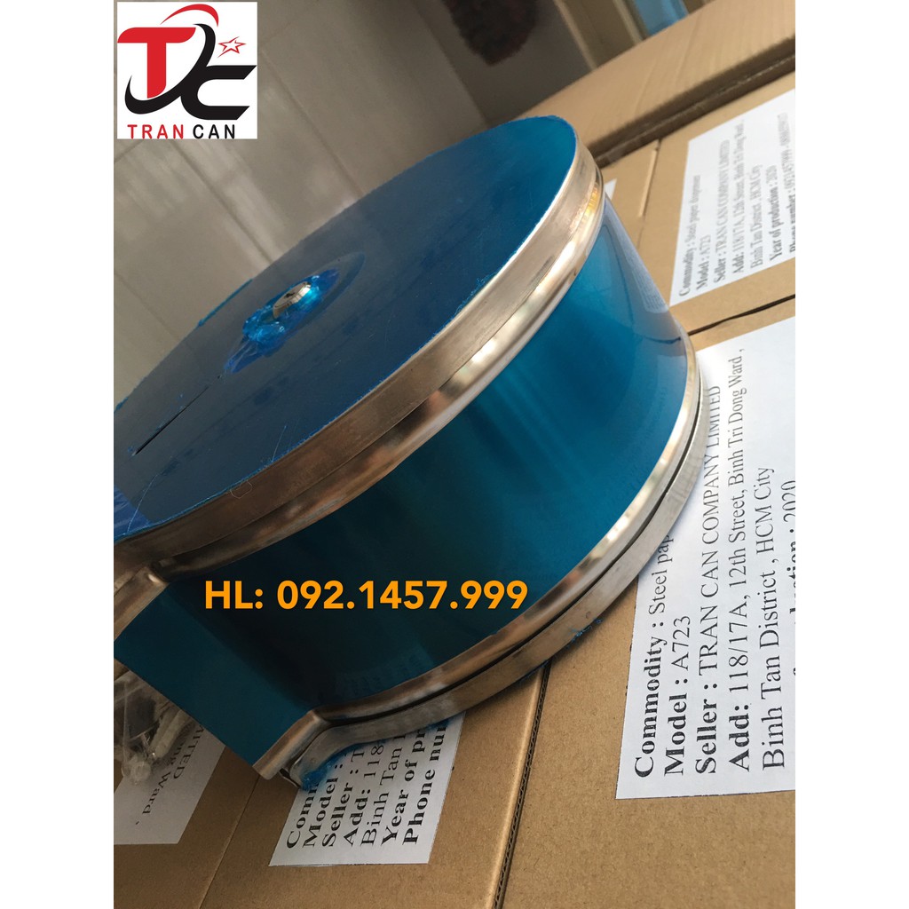 Hộp đựng giấy vệ sinh cuộn lớn inox gắn tường