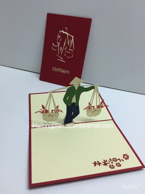 Thiệp 3D - Chủ đề Việt nam - VN  - (size 12x12 và 10x15) | BigBuy360 - bigbuy360.vn