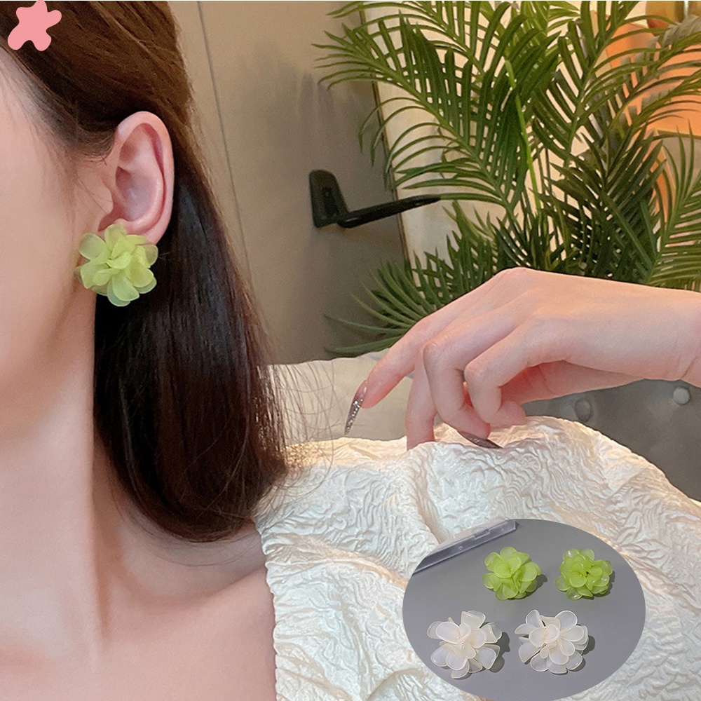 ★★★ 1 Đôi Bông Tai Hình Hoa Nhỏ Nhẹ Nhàng Sang Trọng Thời Trang Mùa Hè Cho Nữ