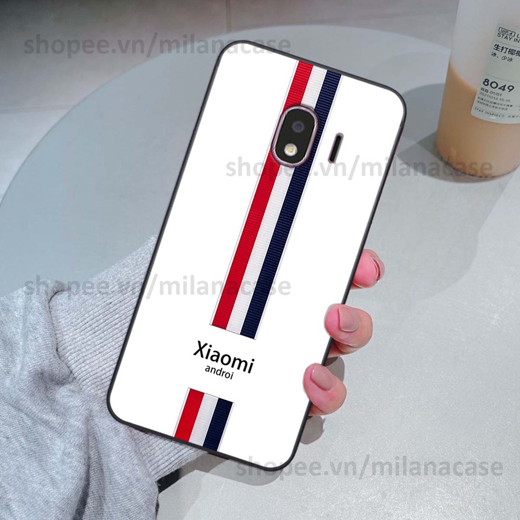 Ốp Samsung J4 2018 in giả da phong cách thể thao, cá tính, thời trang