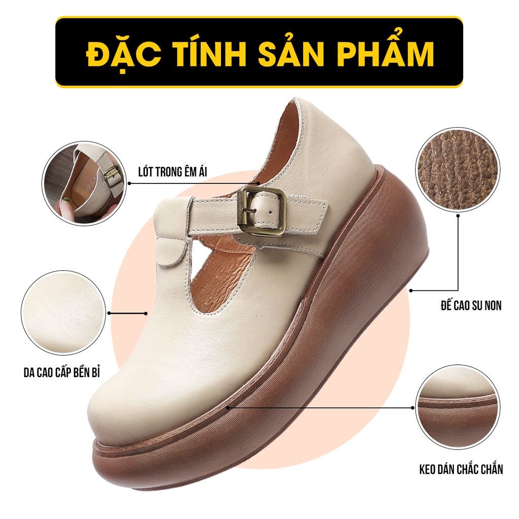 Giày nữ 4cm TIMAN NH01 tôn dáng nhẹ nhàng tinh tế bảo hành 1 năm