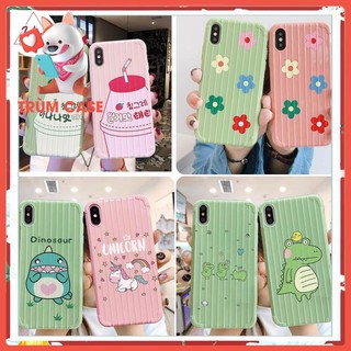 Ốp lưng Bộ ốp silicon vali nổ28i sọc 3d dành cho Iphone - video quay thật Ốp iphone