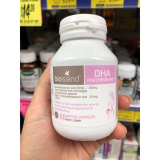 Viên uống bổ sung DHA cho bà bầu Bio Island 60 viên
