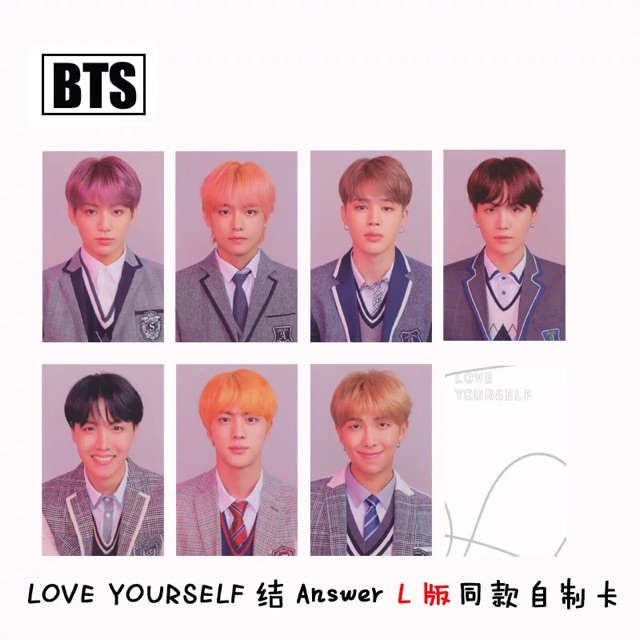 Card BTS Album Love Yourself Answer unoff