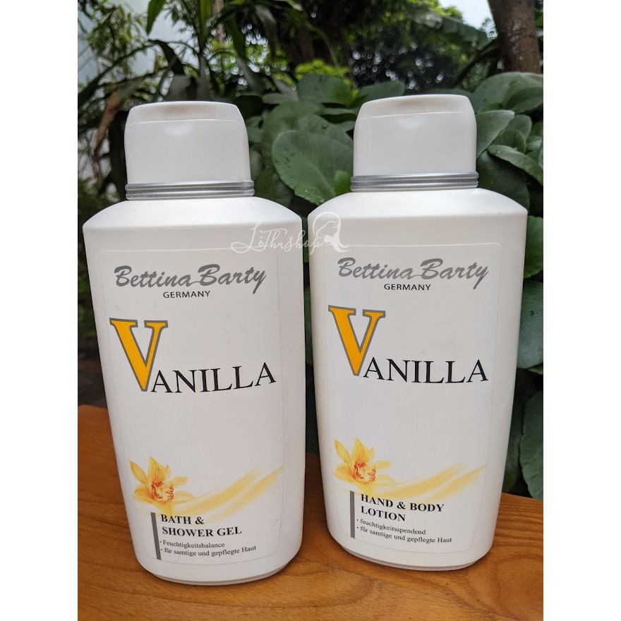 Sữa tắm, sữa dưỡng thể hương nước hoa Vanilla 500ml của Đức