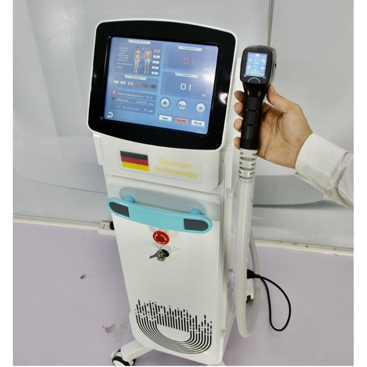 Máy Triệt Lông Diode Laser 808nm German Màn Hình Cảm Ứng Trên Tay Cầm