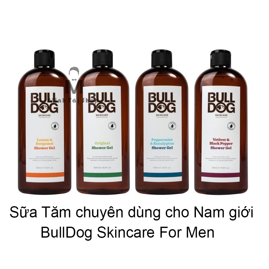 Sữa Tắm Dành Cho Nam BULLDOG Shower Gel - 500ml - Hàng Chính Hãng