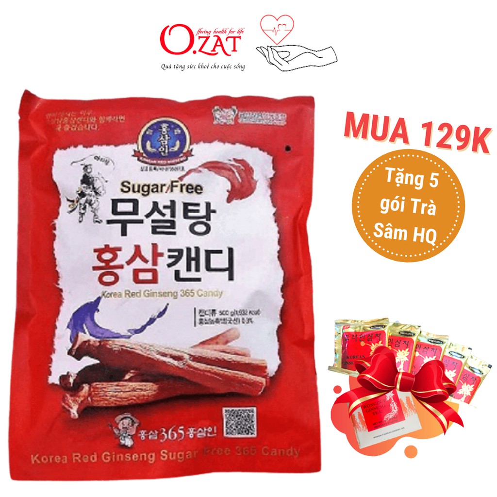 Kẹo sâm các loại Hàn Quốc 200g - 300g - 500g -tăng cường phục hồi sức khỏe