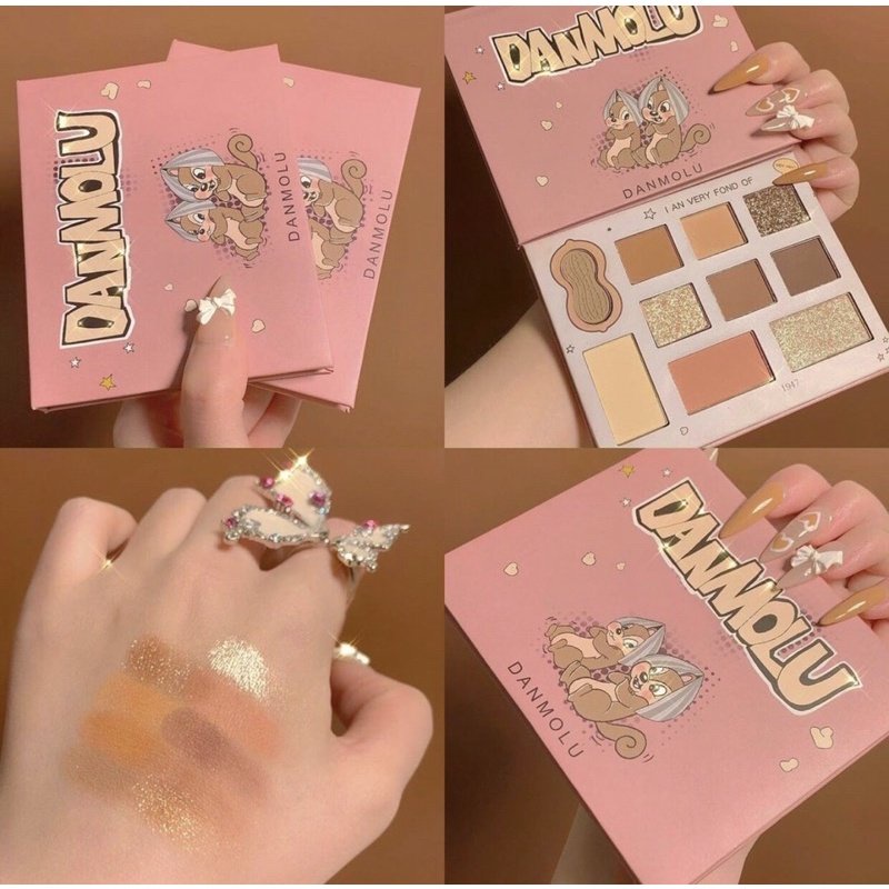 Bảng phấn mắt Danmolu, phấn mắt tông cam đất, nội địa trung C4 - Sammi beauty | BigBuy360 - bigbuy360.vn