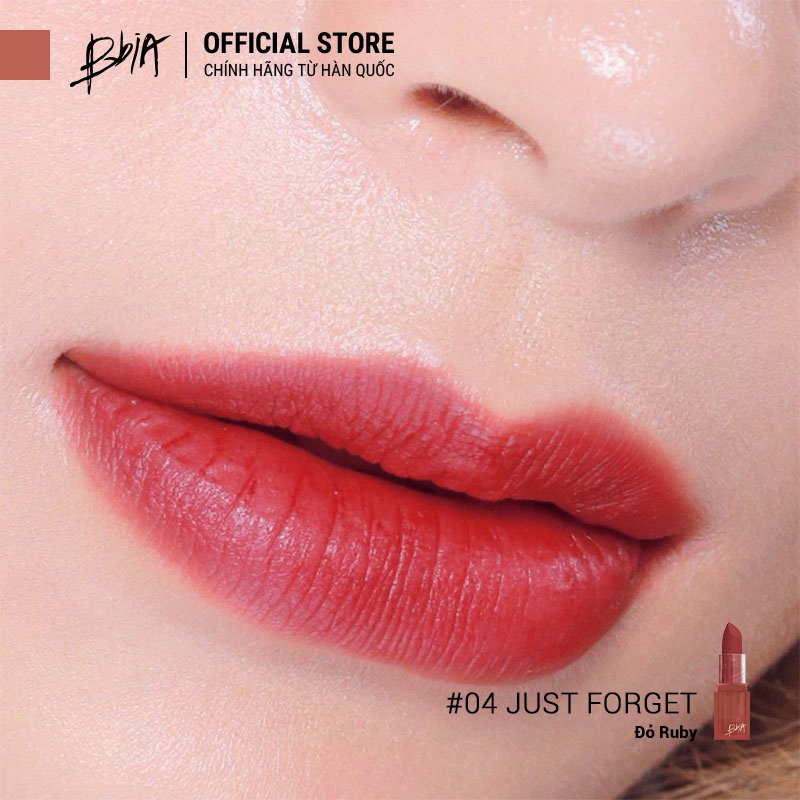 Son Thỏi Lì Bbia Last Powder Lipstick (6 màu) 3.5g - 04 Just Forget - Bbia Official Store