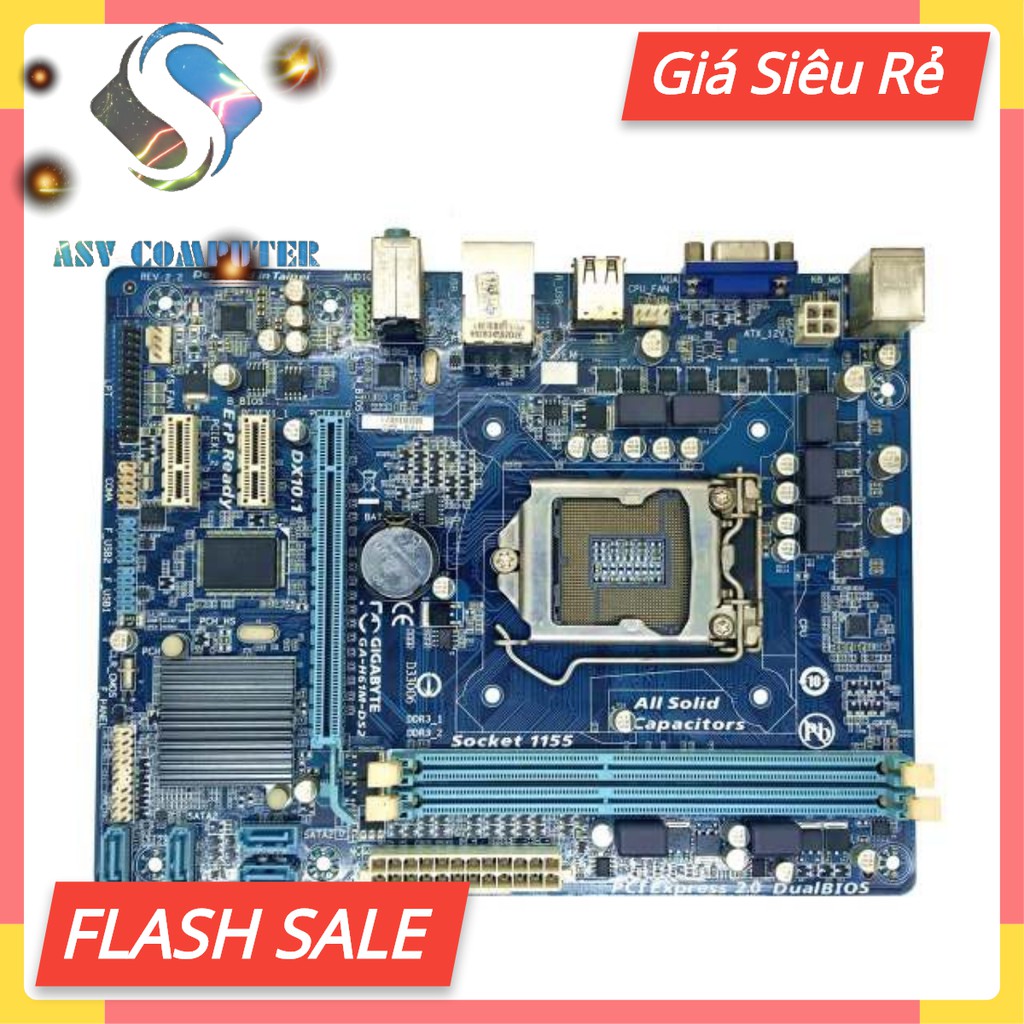 (HOT) Mainboard Gigabyte H61 socket 1155 (HOT)