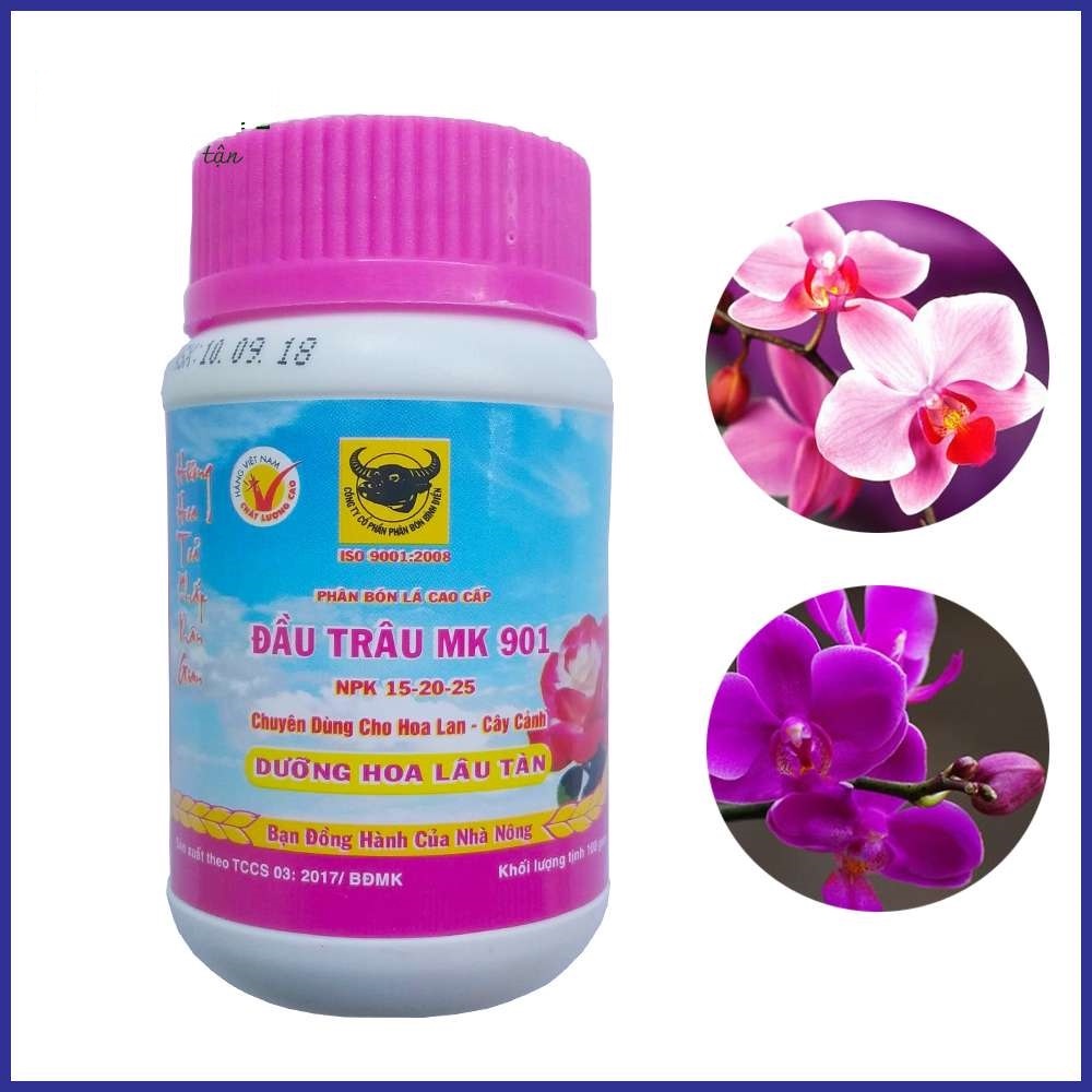 Đầu trâu MK 901 100gram phân bón dưỡng hoa lâu tàn
