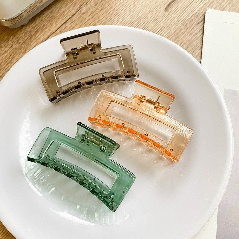 Kẹp càng cua trong suốt nhiều màu size to phong cách hàn quốc