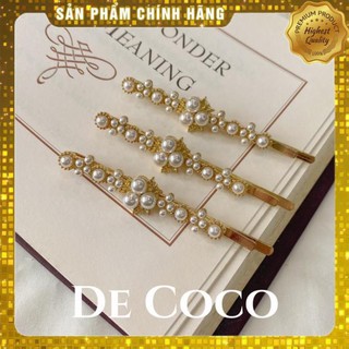 [Bản Mới Nhất] Kẹp tóc đính hạt trai De Coco